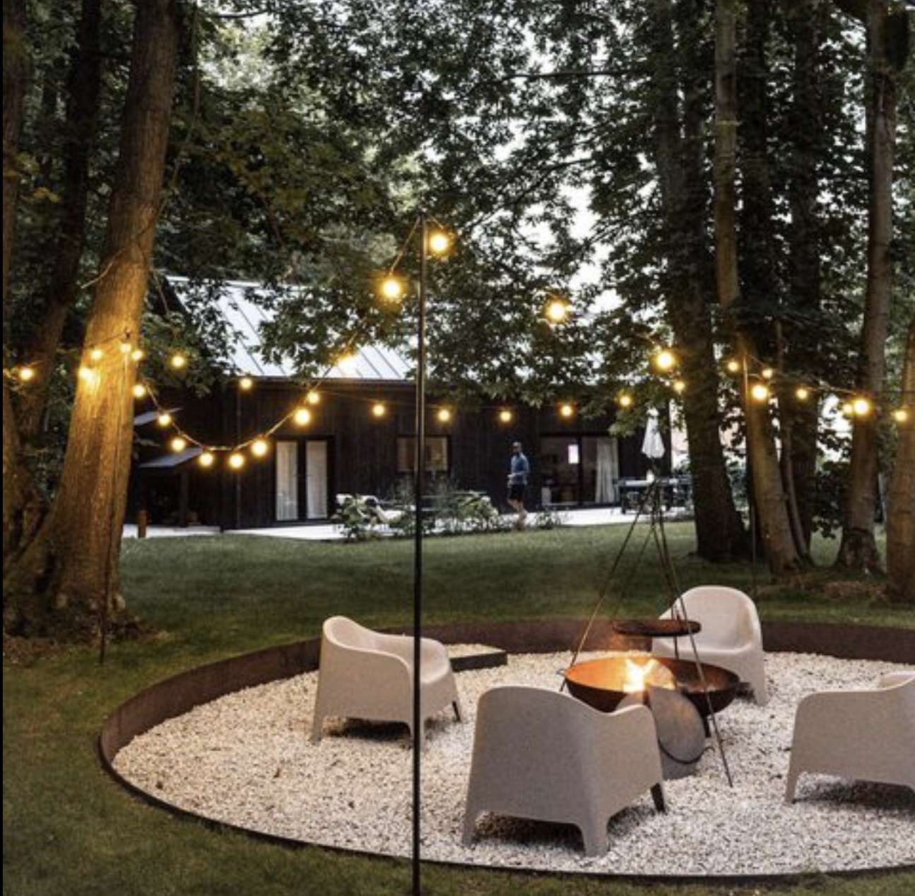 A Woodland Retreat on the North Norfolk Coast firepit