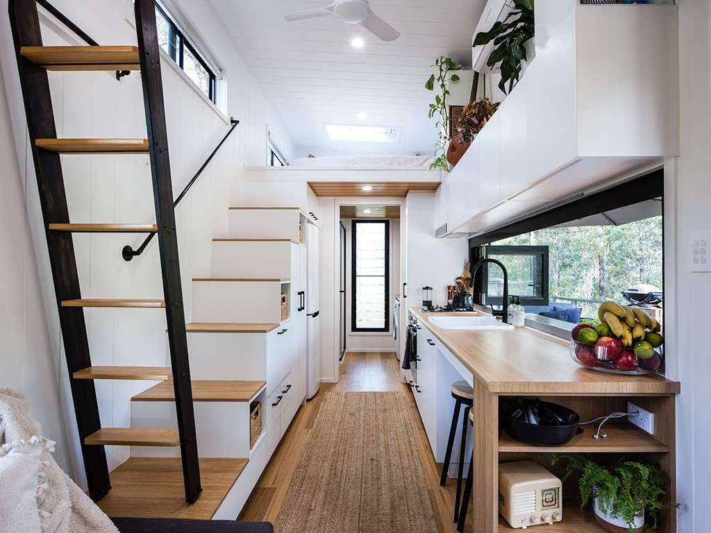 stairway tiny home queensland nsw