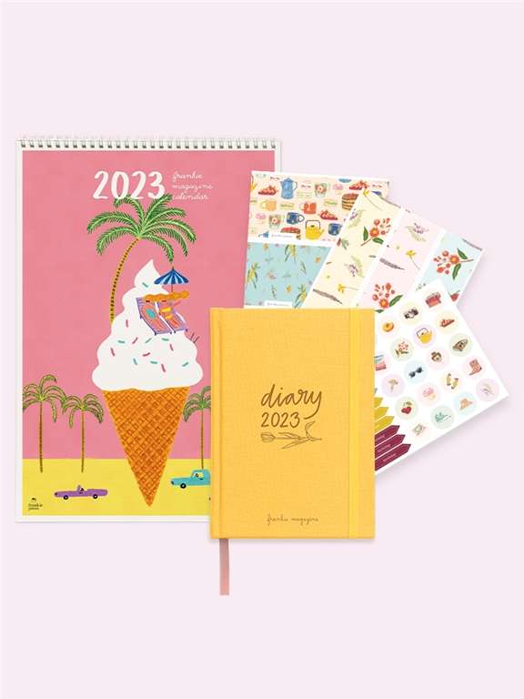 2023 Frankie Magazine Calendar and Diary Bundle