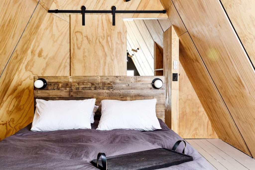 Bedroom A-frame Lokal Hotel