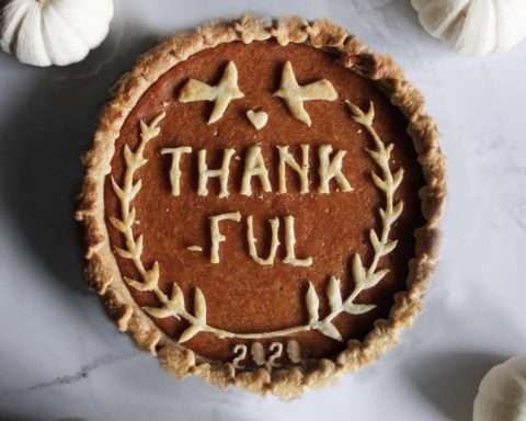 DIy Thankful Pumpkin Pie Crust Template