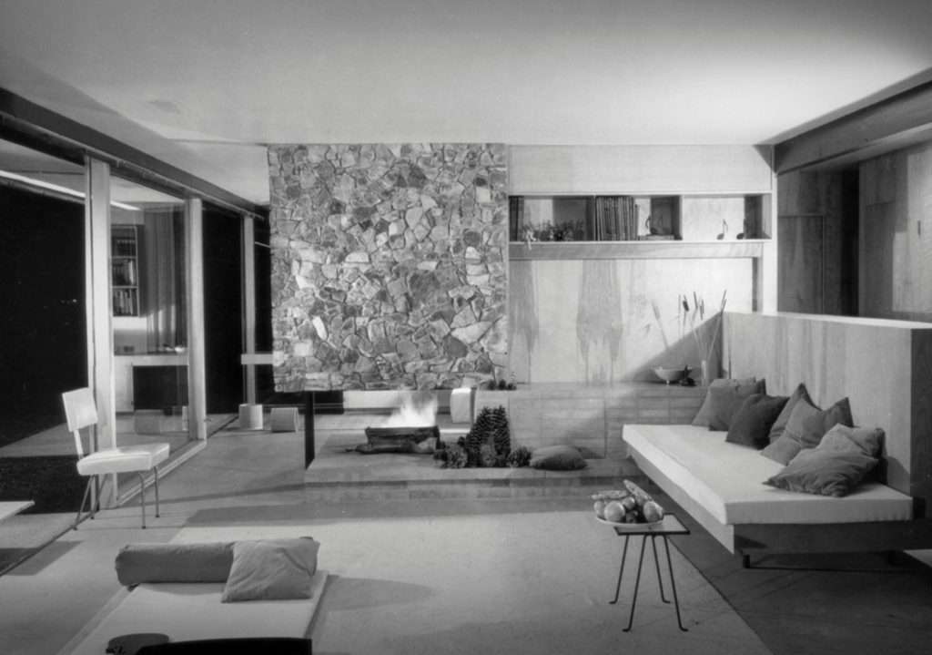 serulnic house 1953 living room