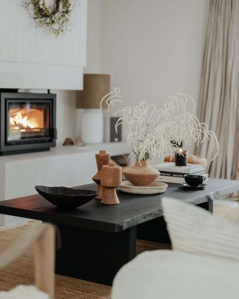 A Woodland Retreat on the North Norfolk Coast fireplace