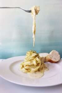 Creamy Fettucine with Herbs