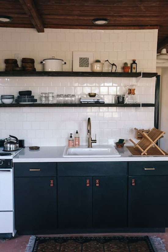 Kitchen The Joshua Tree airbnb