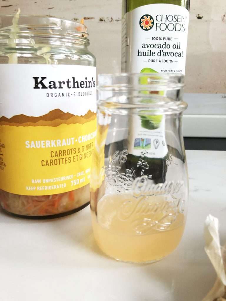 sauerkraut juice