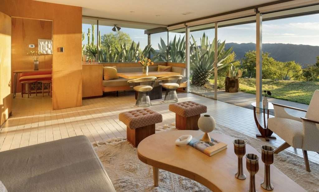 living room 2 serulnic house neutra