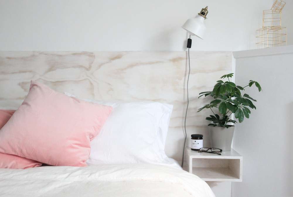 8 Plywood Headboard + Bed DIY Ideas 4