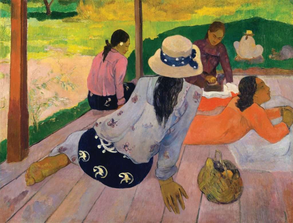 The Siesta by Paul Gaugin