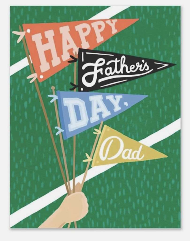 Father’s Day Pennant Card