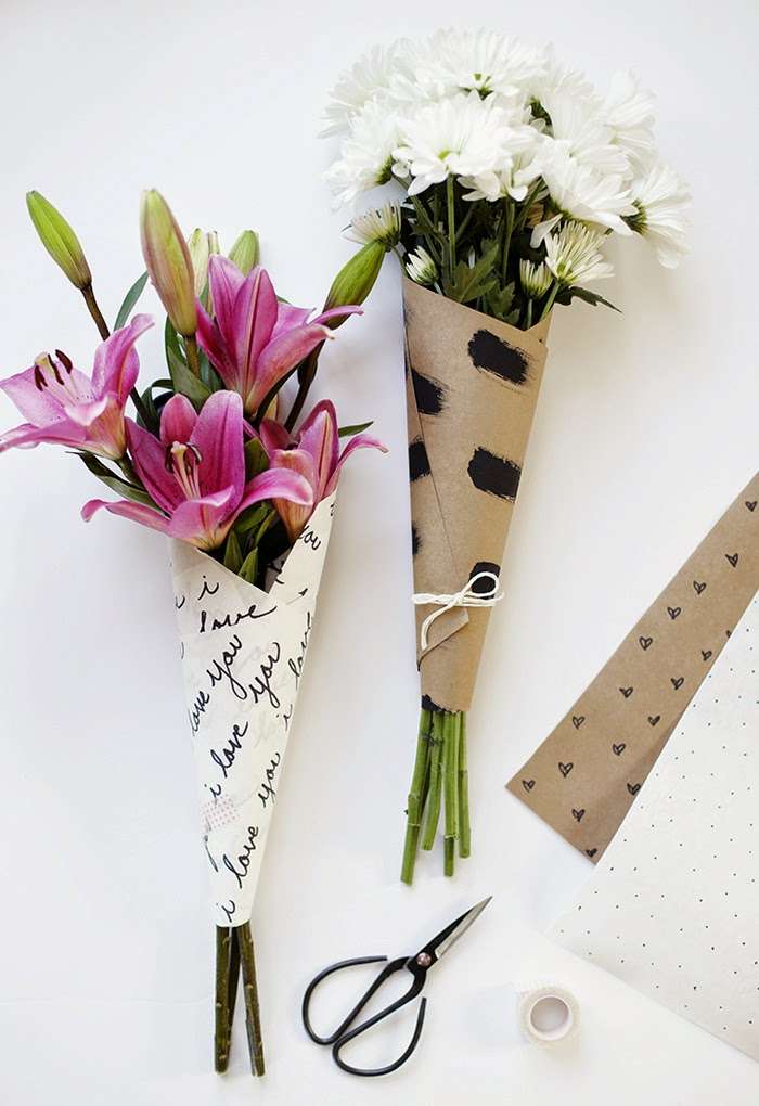 diy bouquet wrap materials