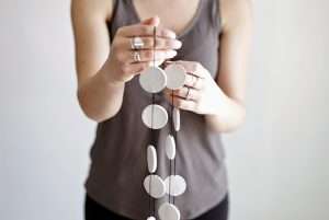 DIY Clay Circle Garland