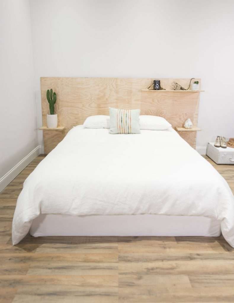 8 Plywood Headboard + Bed DIY Ideas