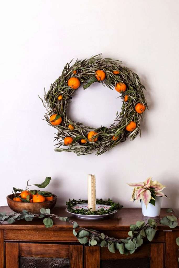 DIY Citrus Wreath