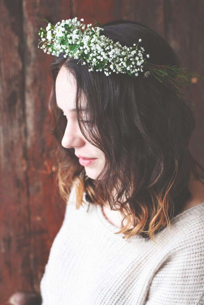 DIY floral Crown