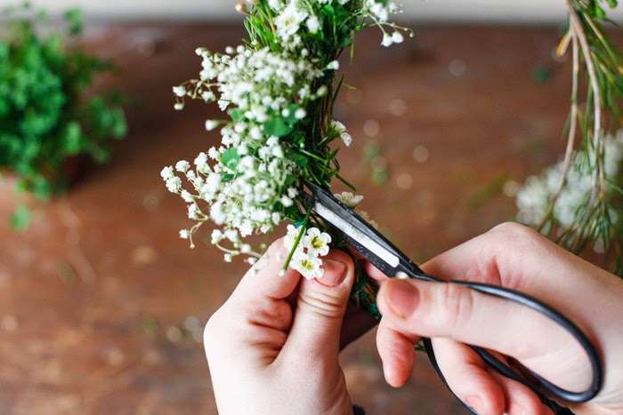 DIY Floral Crown Step 5