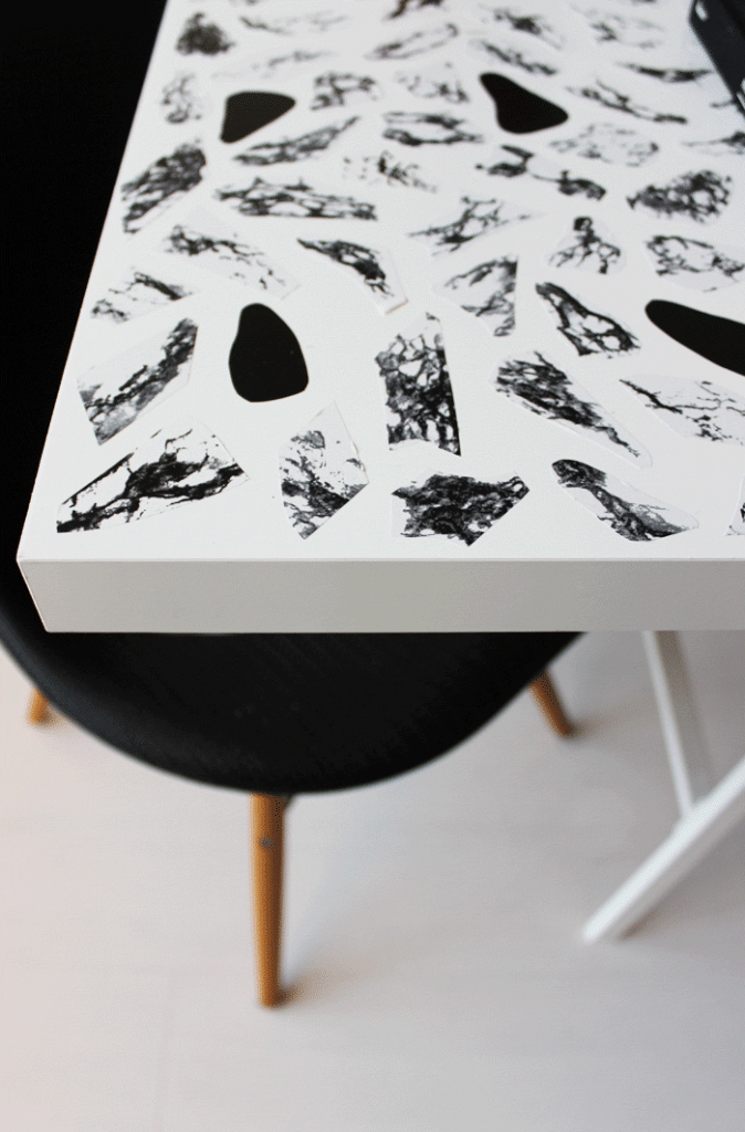 Faux Terrazzo Table Top