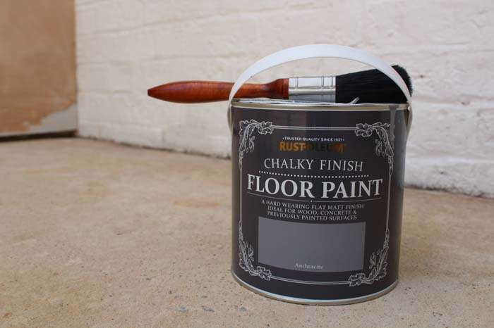 Rustoleum chalky finish floor paint