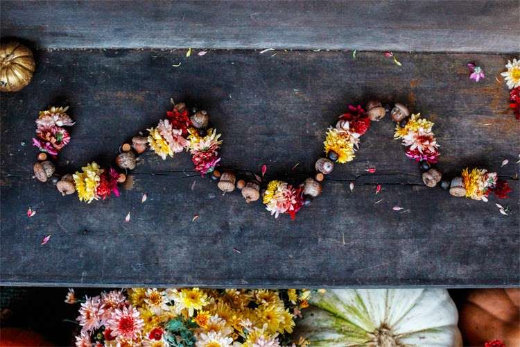 DIY Flower Garland