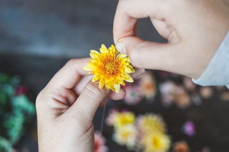 DIY Flower Garland