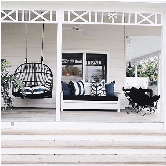 Veranda swing The Atlantic Byron Bay