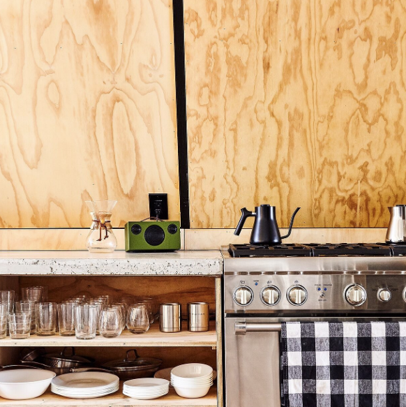 Kitchen A-frame Lokal Hotels