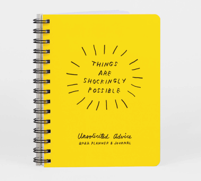 2022 Unsolicited Advice Planner and Journal