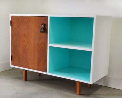 Before and After: Mid-Century Modern Cabinet 3