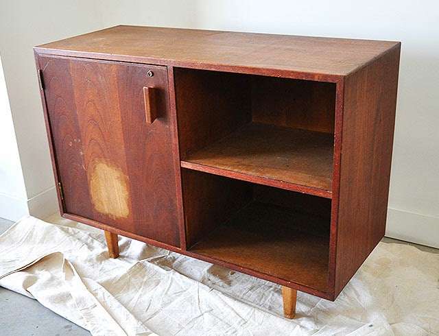 Before and After: Mid-Century Modern Cabinet