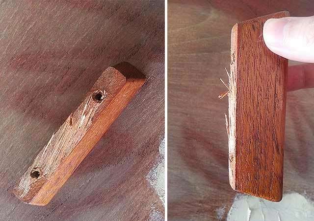 before after cabinet handle