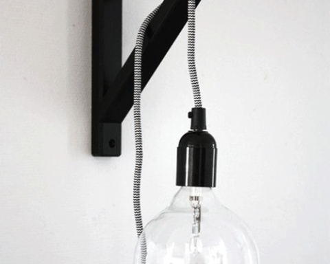 ikea hack sconce