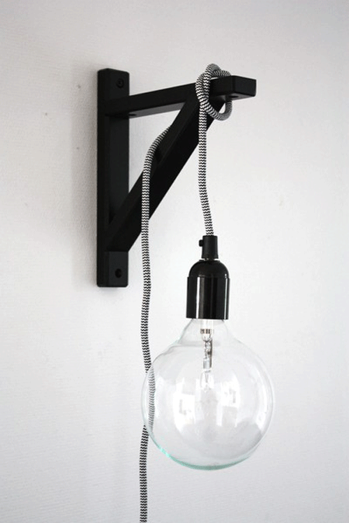 ikea hack sconce