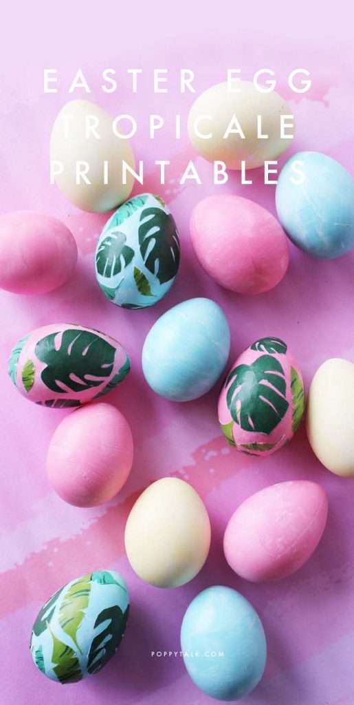 diy decoupage easter eggs pin