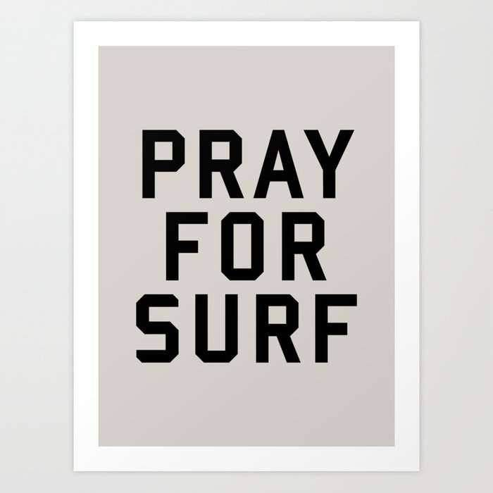 Pray for Surf Print